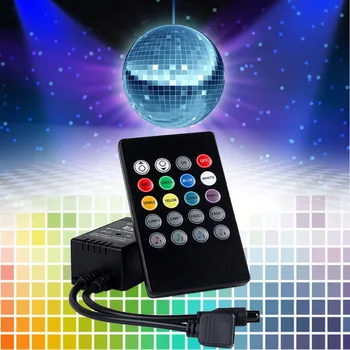 20 Tipki 12-24 U 72 W 38 khz Music IC Kontroler Crni Zvučni Senzor za Daljinski Upravljač Za RGB Led Traka Visoke Kvalitete