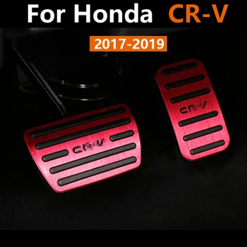 Aluminijska legura Auto-Stil Gasa Pedala Kočnice Pedala Poklopac Đonovi Navlaka Za Honda CRV CR-V 2017 2018-2022 Pribor