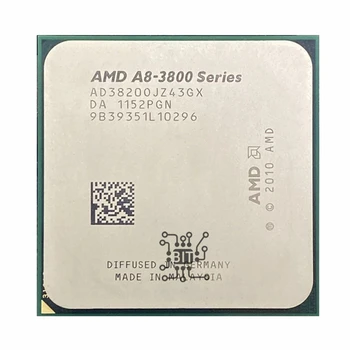 AMD A8-Series A8-3820 A8 3820 2.8 Ghz Quad-core Procesor AD3820OJZ43GX Socket FM1