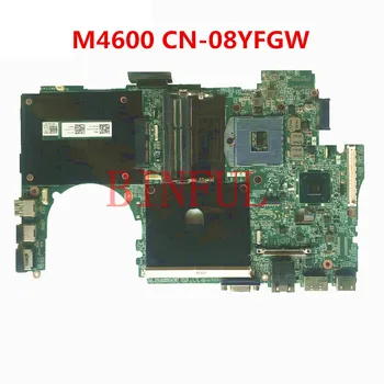 Besplatna dostava Kvalitetna Matična ploča CN-08YFGW 08YFGW 8YFGW Za DELL M4600 Matična Ploča laptopa QM67 PGA989 DDR3 100% Kompletan Test