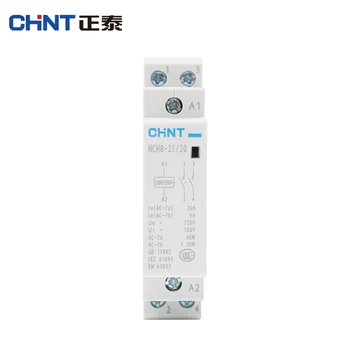 CHINT CHNT NCH8 Jednofazni контактор ac Željeznicom tipa Kućanski Mali 220 230 U 20A 25A 50 Hz 60 Hz 2NC 2NO 1NO1NC