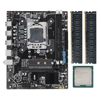 Kit matičnoj ploči X79 LGA 1356 s procesorom Xeon E5 2420 V2 8 GB (2x4 GB) DDR3 Ecc Reg Ram Nvme M. 2 Sdd Mico-Atx E5-V304