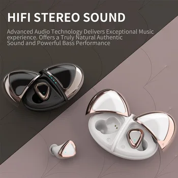 Krila leptira sportski vodootporne bežična Bluetooth slušalica-slušalica Hi-Fi kvaliteta zvuka бинауральное, s prikazom kapaciteta punjenja