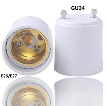 niceeshop (TM) Univerzalni adapteri GU24 za E26 / E27 - Pretvara osnovni nosač za штырей (GU24) standardni ввинчивающемуся priključak za žarulje sa žarnom niti