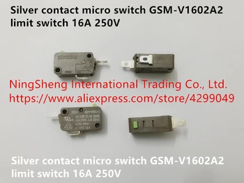 Originalni novi 100% silver pin udubljenu tipku GSM-V1602A2 prekidač puta 16A 250V
