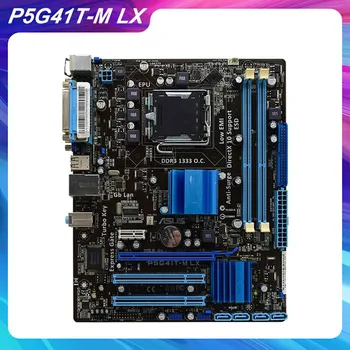 P5G41T-M LX Tablica matična ploča s utorom LGA 775 Procesor SATA II USB2.0 8G dual channel DDR3 memoriju Sučelje VGA Matična ploča