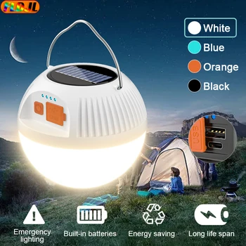 Solarna Led Svjetiljka Za Kampiranje, USB Punjiva Lampa Za Vanjsku Šator, Prijenosni Svjetla, sigurnosna Rasvjeta Za Roštilj, Hiking Rasvjeta