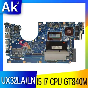 UX32LA-LN REV 2,0 Matična ploča Za Laptop ASUS UX32LN UX32LA UX32L Izvorna Matična ploča 4 GB ram-a I7-4500U i5-4200U GT840M /HR-UMA