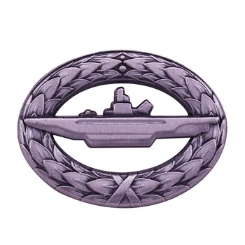 Vojna oznaka podmornice Tenku ratna MORNARICA Njemačkoj za vrijeme Drugog svjetskog rata, s vijencem od hrastovih listova